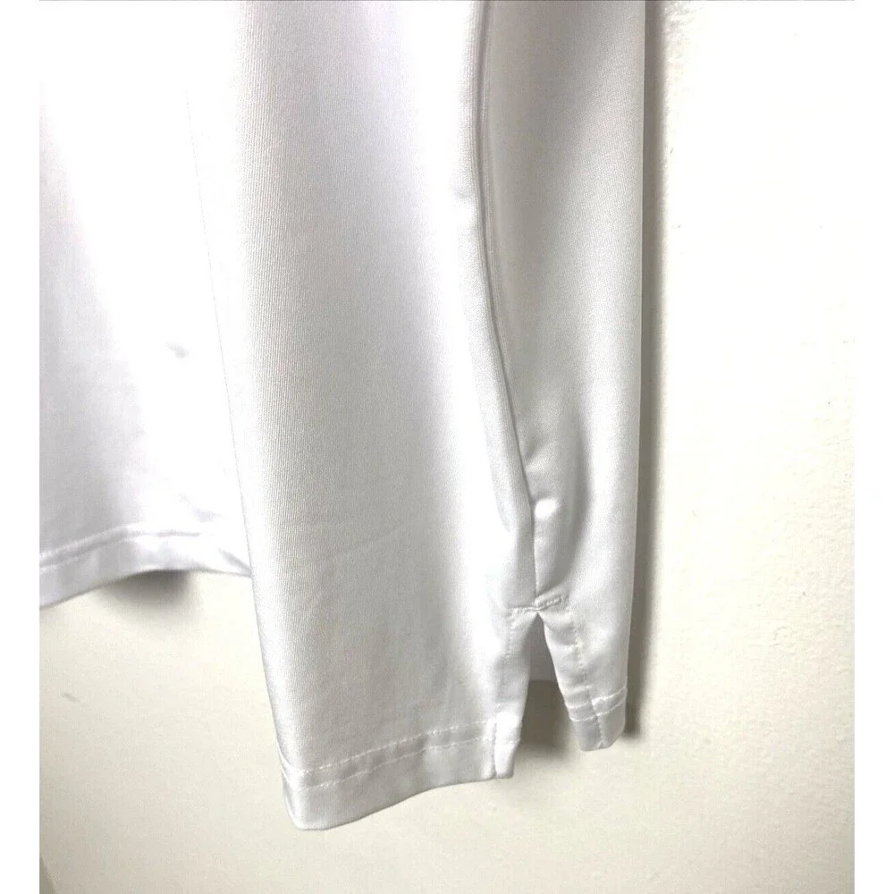 Adidas Golf Polo Shirt Men's Plus Size 2XL White Dry Wicking UPF Sun Protection